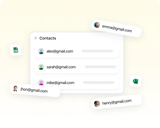 Scattered contacts